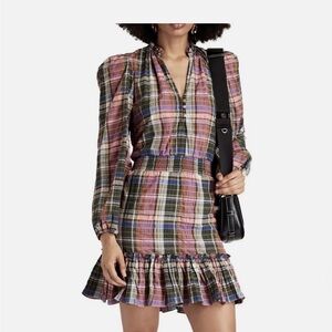 Veronica Beard Destiny Plaid Mini Dress